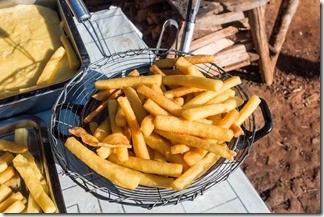 French fries soybean yellow dry